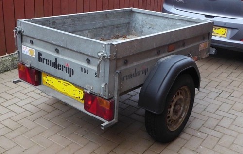 Brenderup galvanized trailer - brenderup,